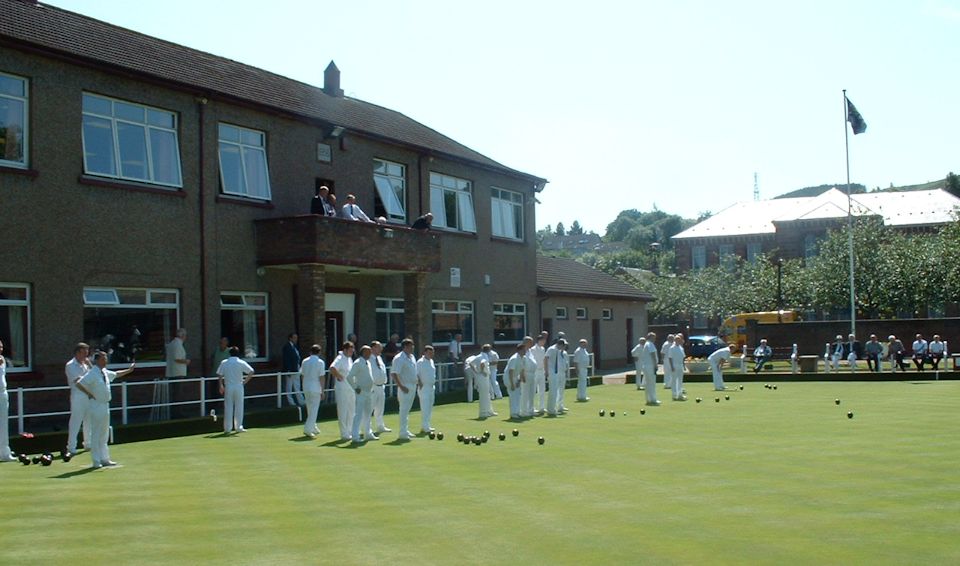 View of Vale Bowling Green from Balcony